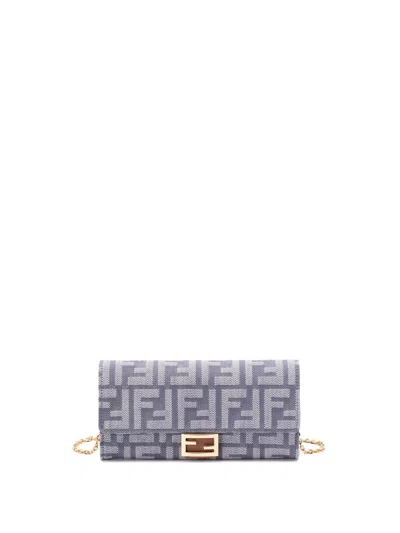 Fendi Women `ff` Continental Wallet On Chain