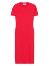 Fendi Ff Cotton And Viscose Fitted Midi Dress