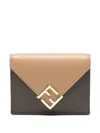 Fendi Women Ff Diamonds Leather Wallet In Multi