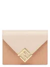 Fendi Medium Ff Diamonds Tri-fold Wallet In Pink & Purple