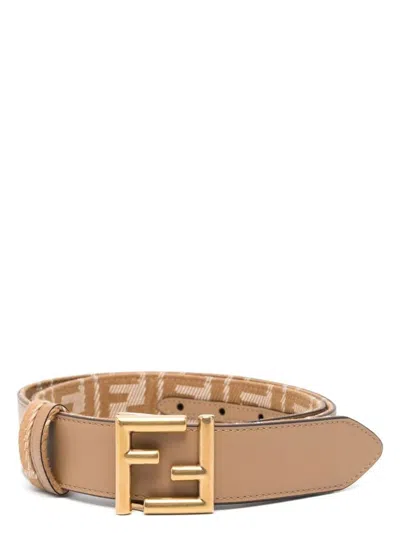 FENDI WOMEN'S FF REVERSIBLE BELT 3.5CM