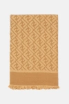 Fendi Women Ff Shawl In Brown