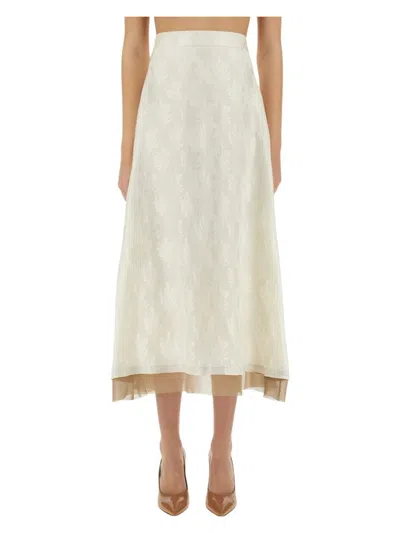 Fendi Skirts In White