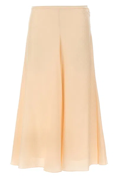 FENDI FENDI WOMEN FF SILK SKIRT