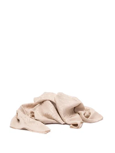 Fendi Ff Stole In Transparent