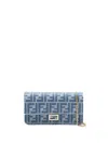 Fendi Baguette Continental With Chain In Multicolor