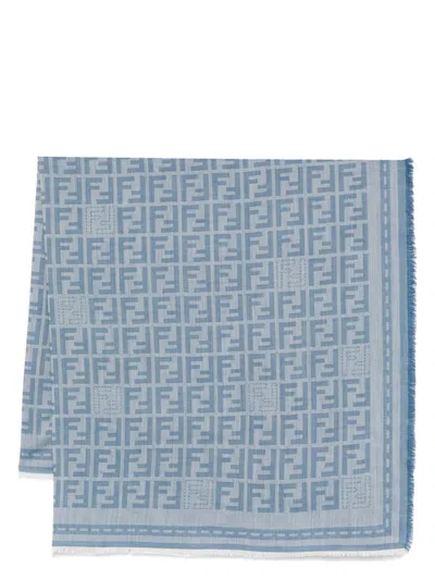 FENDI WOMEN'S FF WOOL SCARF