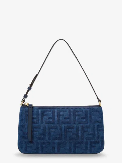 Fendi Women Flat Ff Fabric Shoulder Bag In Multi