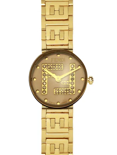 FENDI WOMEN'S FOREVER 19MM IP GOLDTONE STAINLESS STEEL BRACELET WATCH
