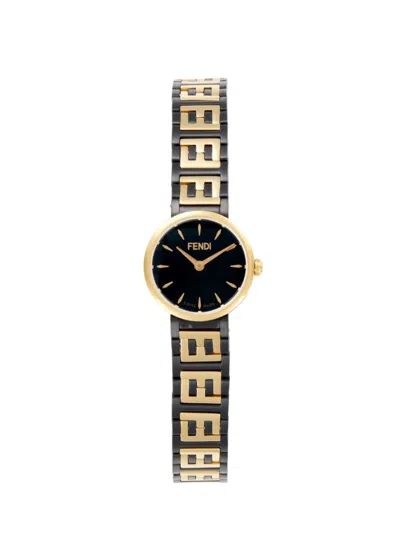Fendi Women's Forever  19mm Two Tone Stainless Steel Bracelet Watch In Sapphire