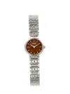 Fendi Women's Forever  Stainless Steel, 0.02 Tcw Diamond Bracelet Watch/19mm In Grey