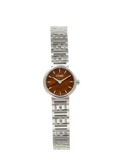 Fendi Women's Forever  Stainless Steel, 0.02 Tcw Diamond Bracelet Watch/19mm In Grey
