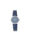 Fendi Women's Forever Stainless Steel Case & Leather Strap Watch/29mm In Blue