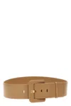 Fendi Loop Hardware Textured Finish Belt In Brown