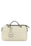 Fendi Women Ivory Leather Medium By The Way Handbag In White