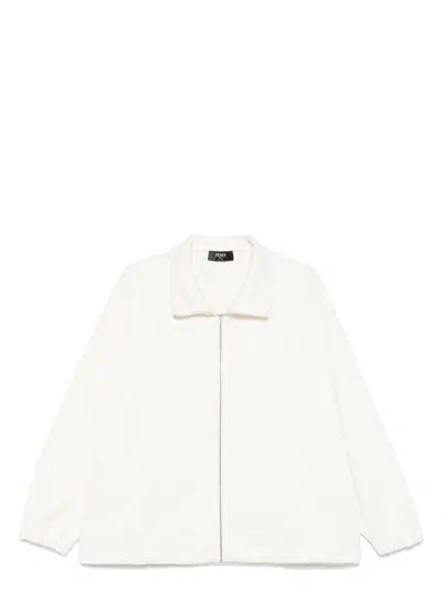 Fendi Women's Ivory Polyester Blend Sweatshirt