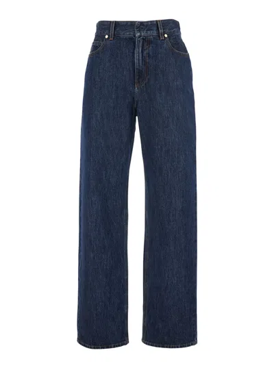 Fendi Women Jeans In Blue