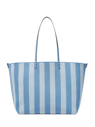Fendi Women Large Roll Shopper Bag In Blue