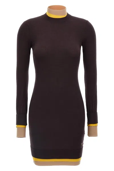 FENDI FENDI WOMEN 'LAYERING' DRESS