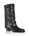 Fendi Women's Leather Boots In Black