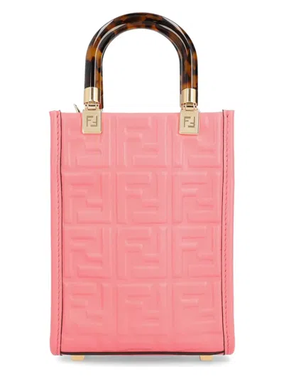 Fendi Women's Leather Mini Sunshine Handbag