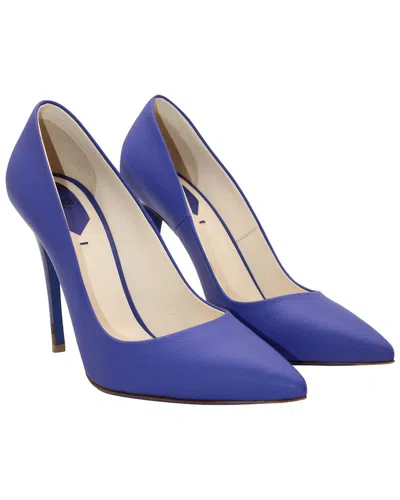 Fendi Women's Leather Pointed Toe Pump (authentic Pre-loved) In Purple