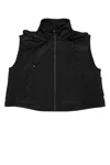 Fendi Sleeveless Hooded Vest With Drawstring Hem