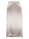 Fendi Women's Light Satin Skirt