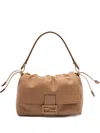 Fendi Women Mamma Baguette Large Leather Shoulder Bag In Multi
