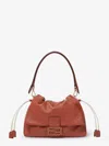 Fendi Women Mamma Baguette Leather Shoulder Bag In Multi