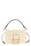 Fendi 'mamma Baguette' Small Handbag In White