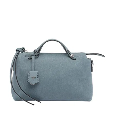 Fendi Women Medium By The Way Selleria Crossbody Bag In Blue