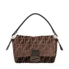 Fendi Women Medium Mamma Baguette Shoulder Bag In Brown
