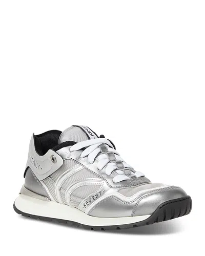 Fendi Women's Metallic Sneakers In Gray