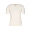 Fendi Women Micro Ff Knitted Short Sleeves Sweater