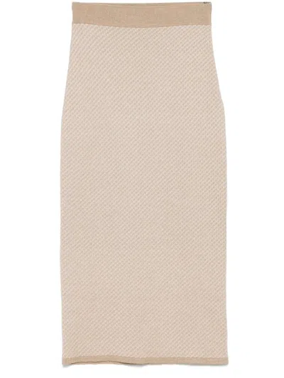 FENDI FENDI WOMEN `MICRO FF` SKIRT