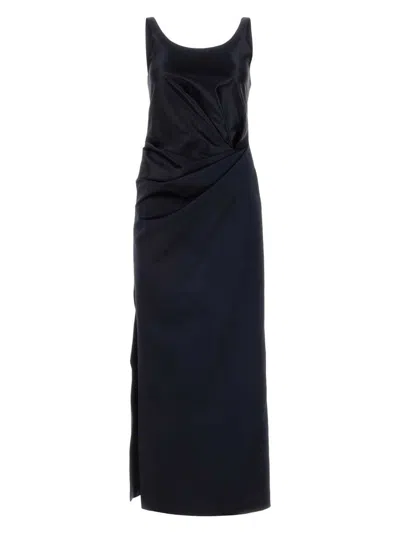 Fendi Women's Midnight Satin Dress
