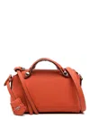 Fendi Orange By The Way Selleria Mini Mini Bag In Brown