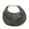 Fendi Women Mini Graphy Hobo Bag In Green