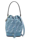 Fendi Mon Tresor Bucket Bag In Blue