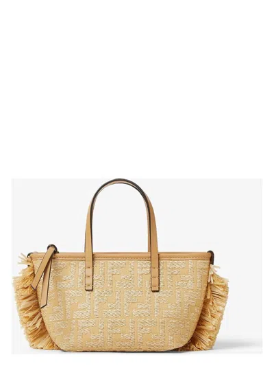 Fendi Women's Mini Roll Paglia Ff/vite