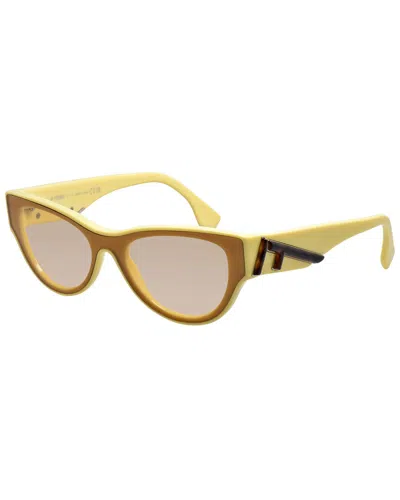 Fendi Women's Mm Sunglasses In Brown