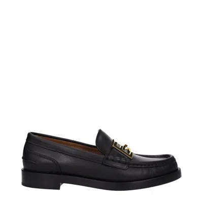 Fendi Women's Moccasins Black Leather