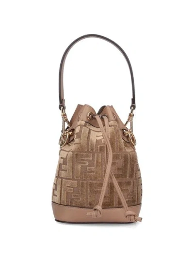 Fendi Women Mon Tresor" Mini Bag In Brown