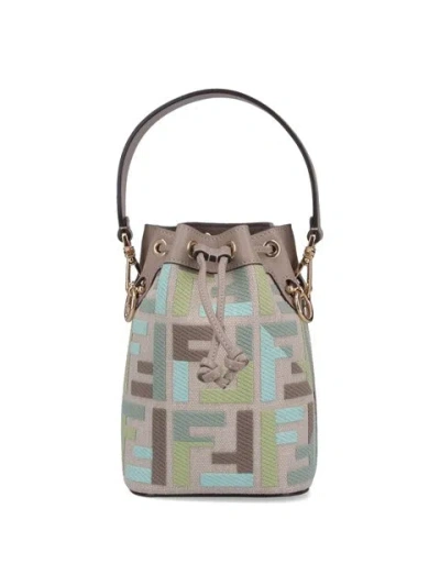 Fendi Women "mon Tresor" Mini Bag In Cream