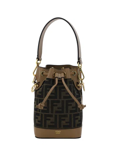 FENDI FENDI WOMEN MON TRESOR MINI BUCKET BAG