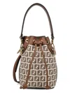 Fendi Luxurious Mini Handbag In Delicious Gianduia Color In Brown