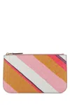 Fendi Allover Debossed Logo Print Wallet