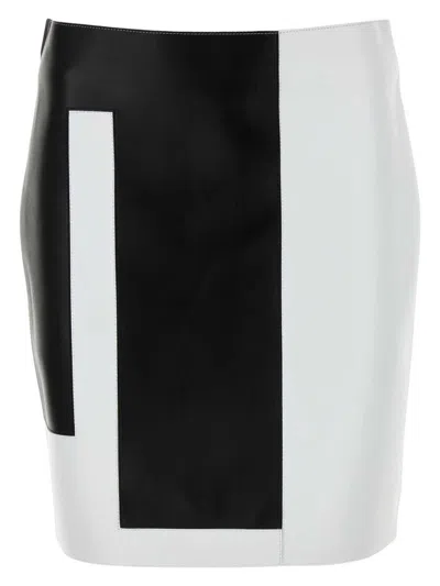 Fendi Women's Multicolor Leather Mini Skirt | Size It 40 | Fpd953aru1 Color F1nzz