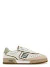 Fendi Match Leather Sneakers